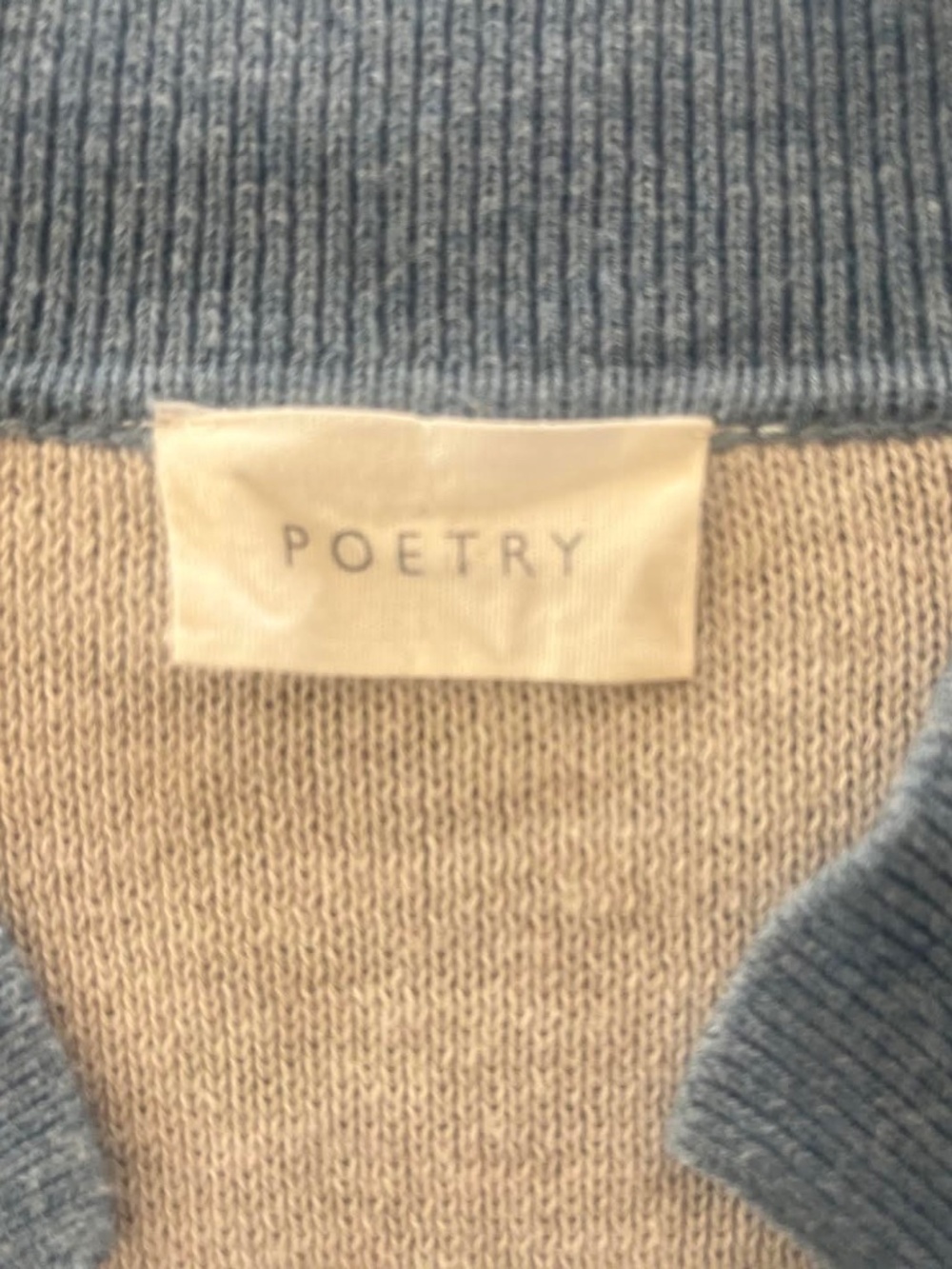 Poetry Organic Cotton Double-Knit Jacket/Sweater Size 12UK, 8 US - Picture 2 of 4
